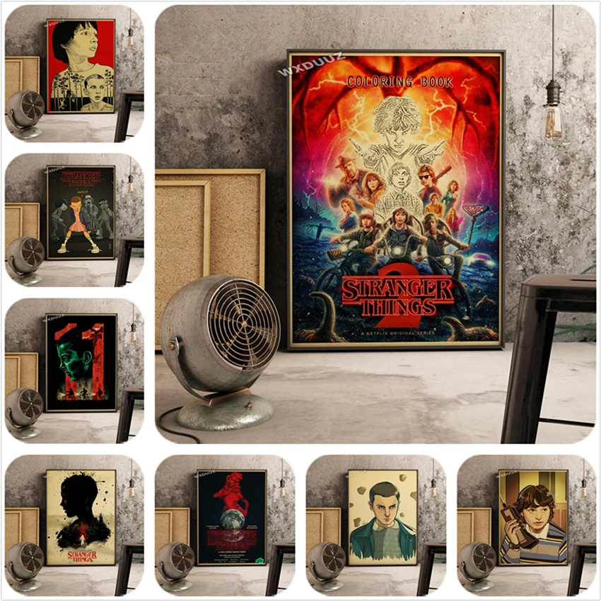 Новинка 2019 Постер сезона 3 года на тему сериала очень странные дела