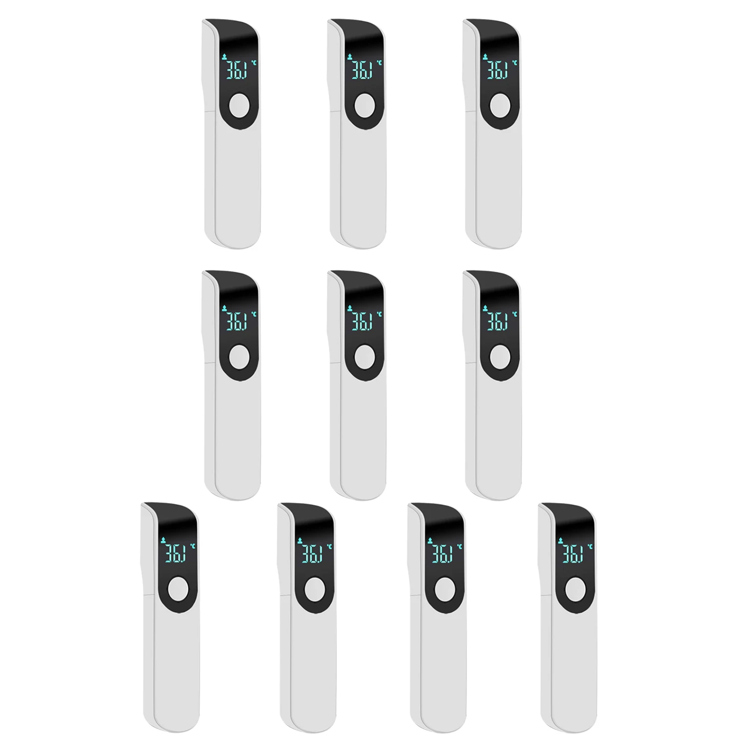 Бесконтактный цифровой термометр электронный инфракрасный градусник для