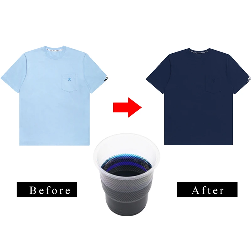 

10g Dark Blue Color Fabric Dye Acrylic Paint Powder for Clothing Textile Cotton Nylon Silk Jeans Dyeing Clothing Renovation