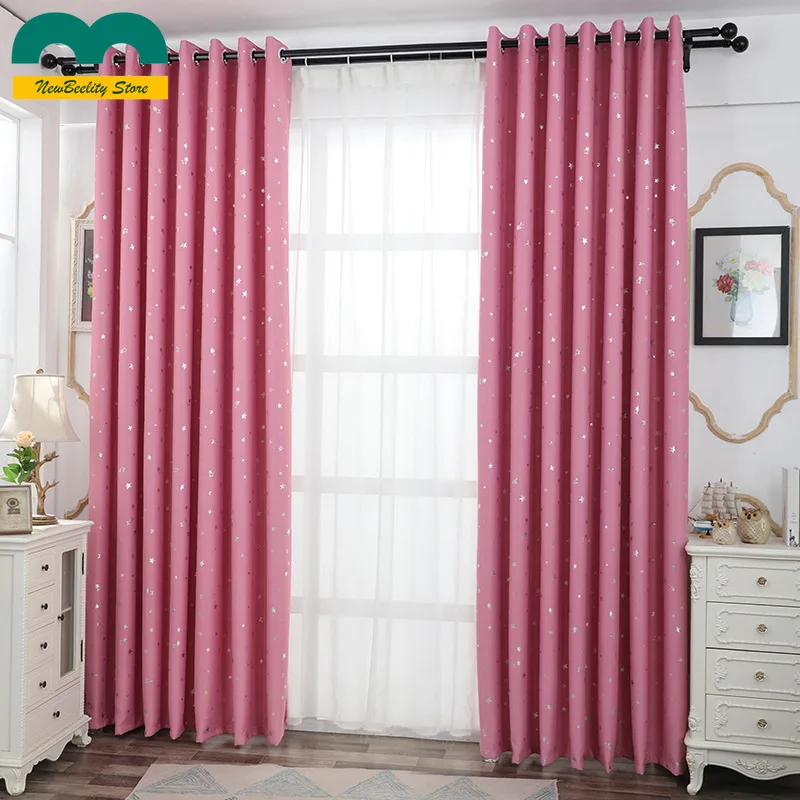 Тканевые занавески в сельском стиле для гостиной столовой спальни со звездами
