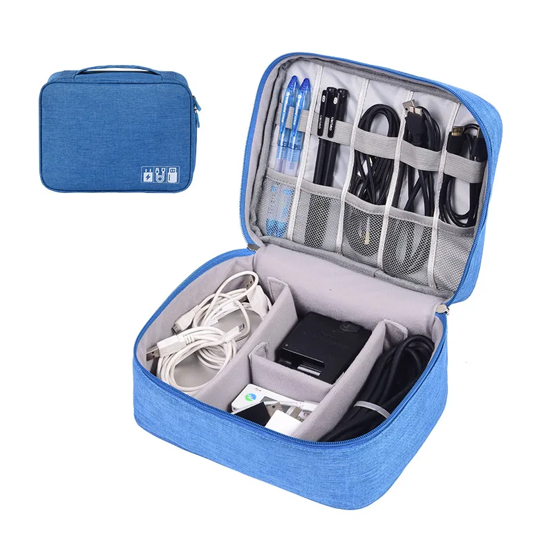 

Multifunctional Waterproof Travel Storage Bag Data Line Cosmetic Storage Bag Electronic Accessories Portable Storage Bag Set