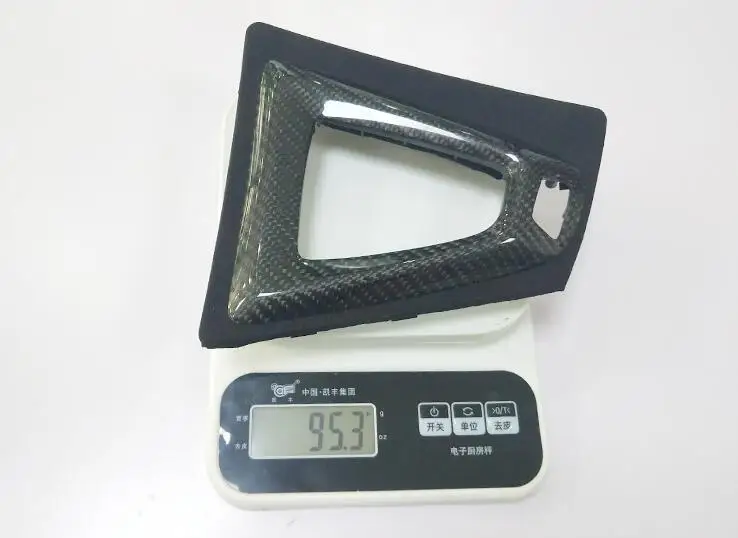 Стайлинг ABS + Настоящее углеродное волокно Алькантара шестеренка объемный чехол