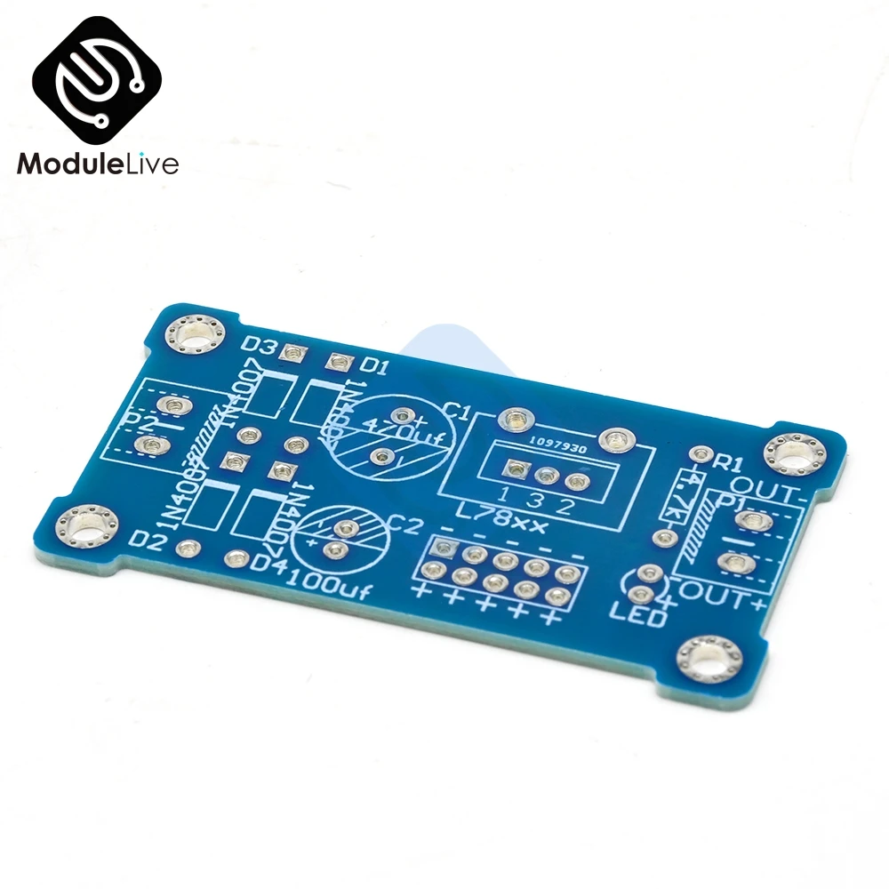 10 шт. LM78XX LM7805 LM7812 L78XX печатная плата регулятор фиксированного напряжения Прототип