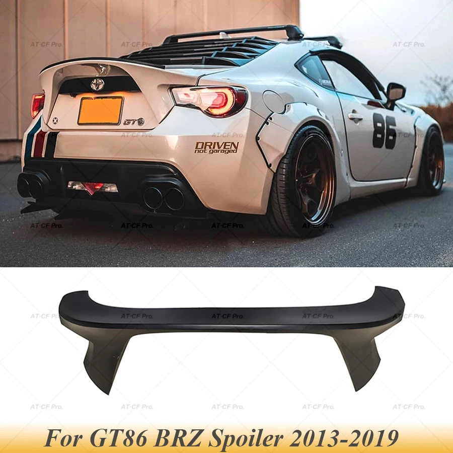 Задний спойлер GT86 BRZ FRP из углеродного волокна неокрашенный Ducktail для Toyota
