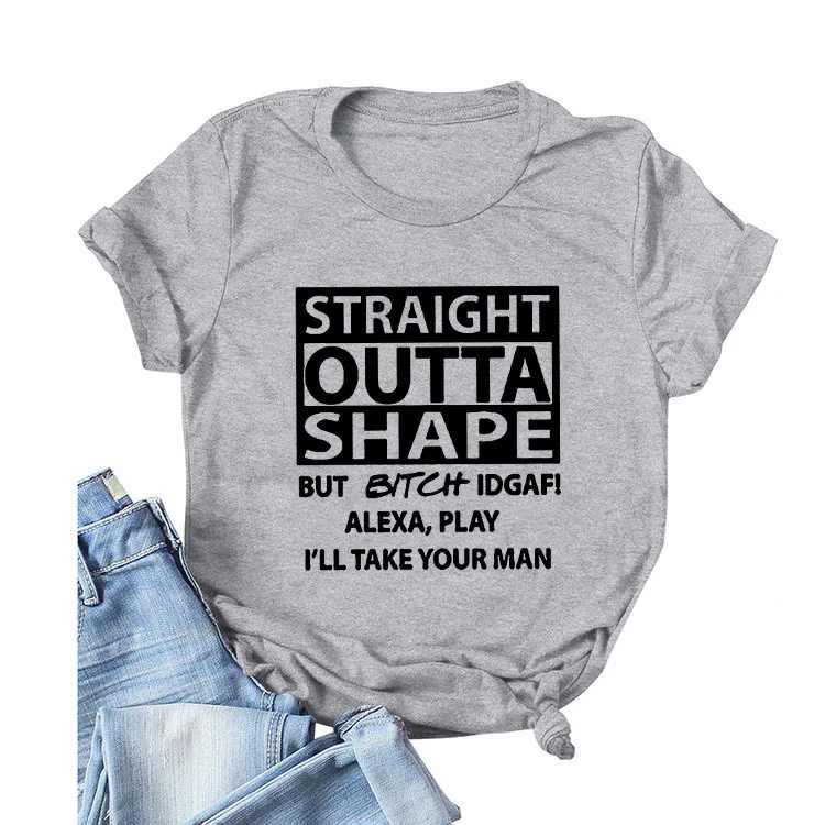 

Свободный Топ с принтом, футболка с круглым вырезом, пуловер с коротким рукавом jy0071