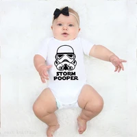 letter star wars storm pooper toddler infant jumpsuit kid baby girl boy print cloth casual outfits playsuit short sleeve romper