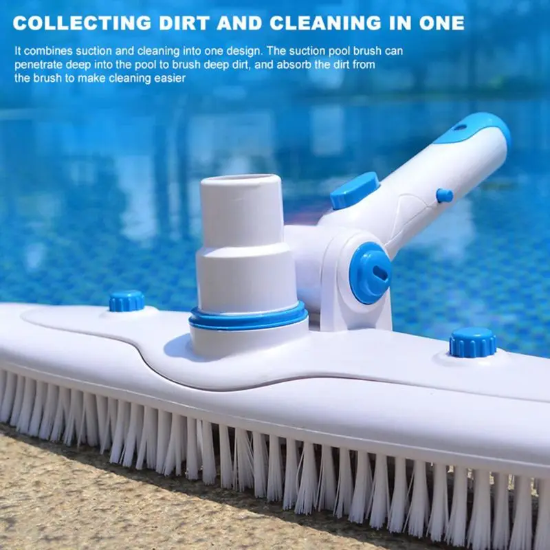 

Pool Step Corner Vacuum Brush Best for Above Ground & Inground Swimming Pools G5GB