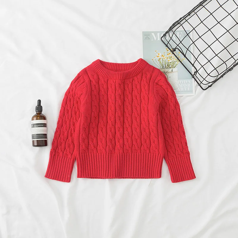 Свитер для маленьких девочек осенние свитера одежда мальчиков и От 1 до 7 лет