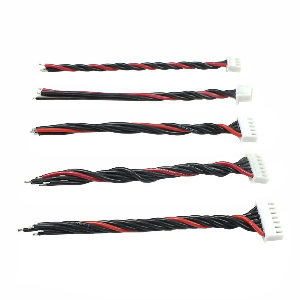 5 шт. 2s 3s Φ 6s LiPo Battery Balance штепсельная вилка/провод/соединитель 22AWG 10 см|Детали и