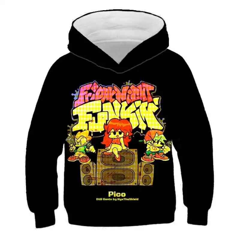

Children Clothing Video Game Kids Clothes Friday Night Funkin Hoodie Sweatshirt Boys Clothing Tracksuit Harajuku Kids Streetwear