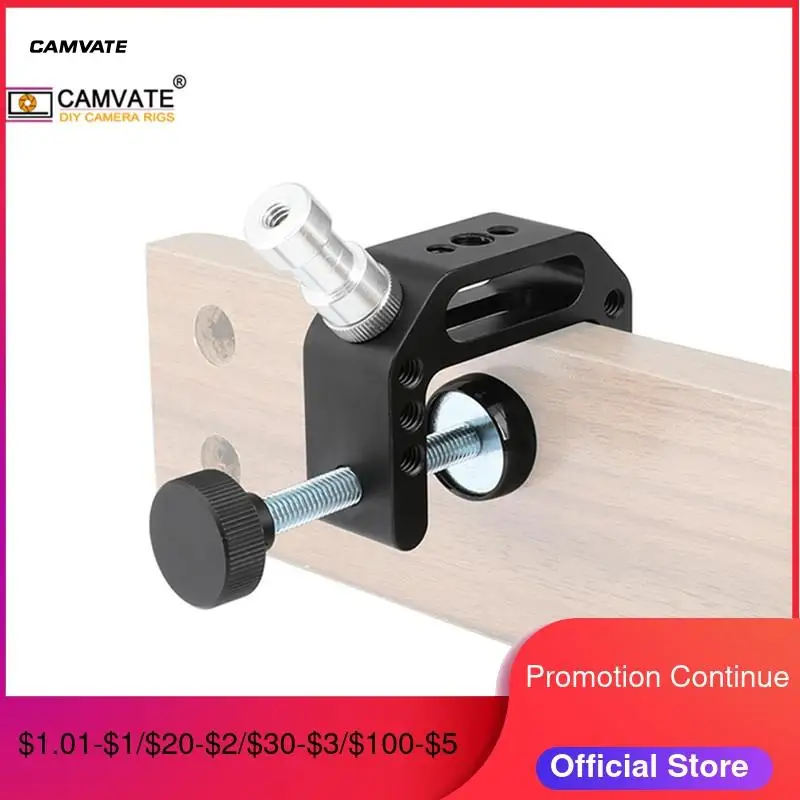 CAMVATE Универсальный c зажим с 1/4 &quot 20 3/8&quot 16 мужской и женский резьбовые Винтовые
