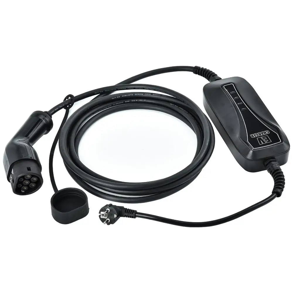 Быстрое Автомобильное умное зарядное устройство EV Тип 2 5 м 10 16A IEC 62169 Mennekes