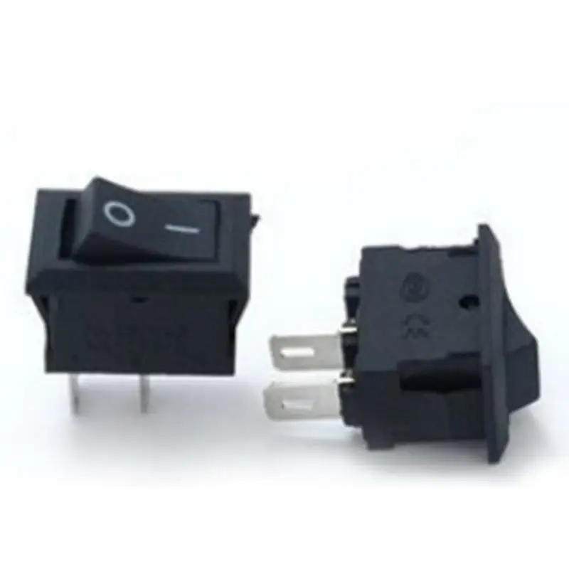 5 шт./компл. 2 Pin оснастки кнопка вкл/положение ВЫКЛ Кнопка лодка переключатель 12