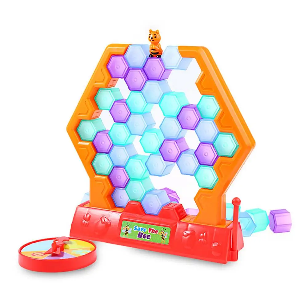 

New Save the Bee Ice Breaking Game Kids Puzzle Game Break Ice Block Trap Board Game Toys Party Funny Trap Interactive Games