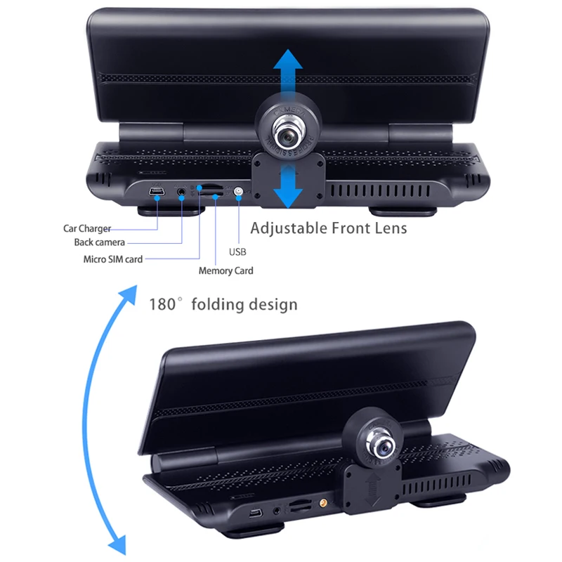 Maiyue star 7 дюймов 4G Автомобильный видеорегистратор DVRFHD 1080P Android Dash камера gps навигация ADAS Автомобильный видеорегистратор двойной объектив с камерой заднего вида