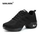 Женские кроссовки для танцев, дышащие сетчатые, с мягкой подошвой, для фитнеса, для современных танцев, в стиле хип-хоп