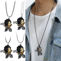 anime necklace attack on titan metal pendants chains neck for men women cosplay cartoon mikasa ackerman necklaces jewelry