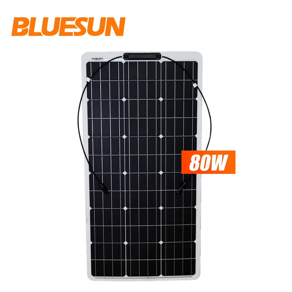 

High quality flexible solar panel 50w 80w 160w high efficiency semi