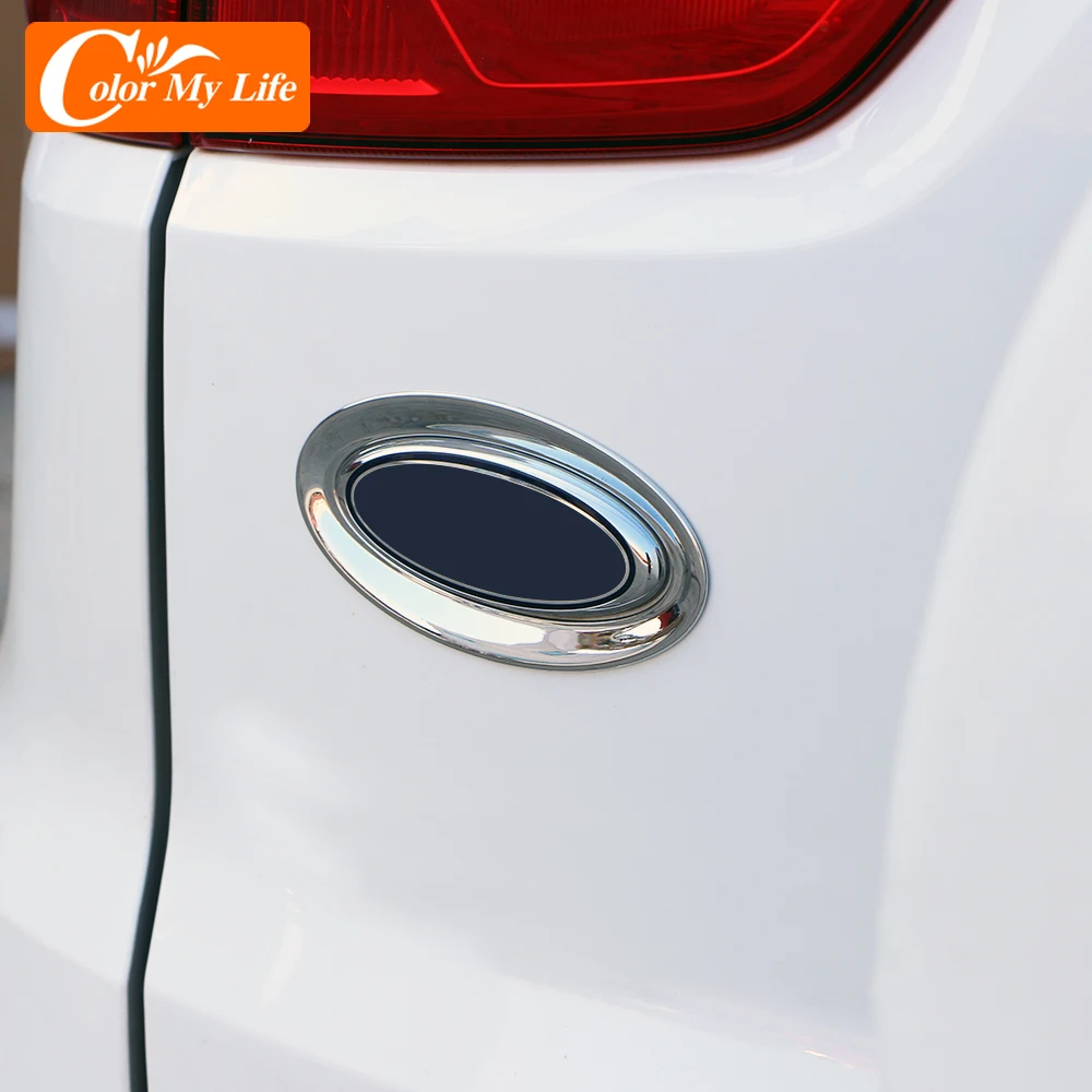 Цветная хромированная наклейка My Life из АБС-пластика для заднего логотипа