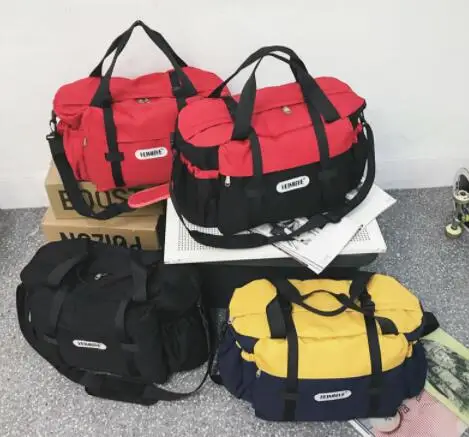 Travel B41 handbag luggage bag Shoulder duffel bag travel bag Korean version large capacity travel bag for men and women