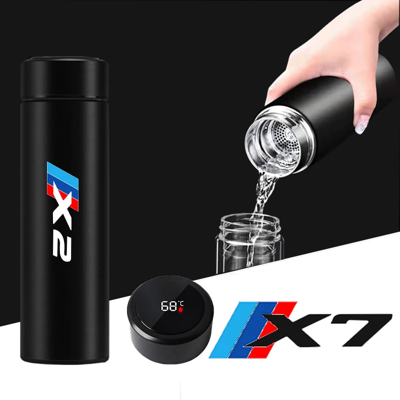 Car Stainless Steel Water Bottle Thermoses Coffee Cup Mug Gifts for BMW X1 X2 X3 X4 X5 X6 X7 M1 M2 M3 E30 E90 E36 E46 F20 F30 GT