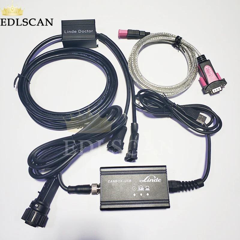 Linde Doctor Интерфейс с Canbox диагностический инструмент для вилочный погрузчик кабель