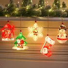 2022 Рождественский подвесной светильник, Снежинка, снеговик, искусственный подвесной светильник, новогодняя и Рождественская елка, украшения для дома и комнаты