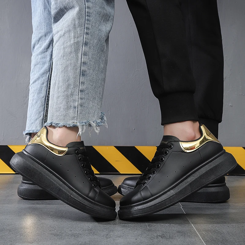 Size 35-44 Couple 2020 Men Women Tennis Shoes Air Cushion Breathable Black white Non-slip Sneakers Sport Trainers Basket Homme