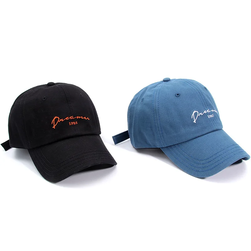 Бейсболка с вышивкой алфавита для женщин корейская модная повседневная