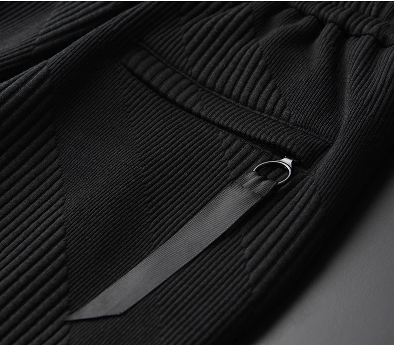 Брюки мужские трикотажные в Вертикальную Полоску роскошные спортивные штаны