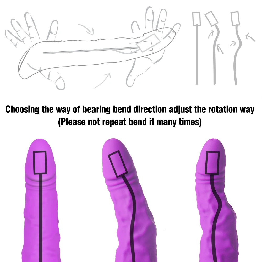 Вращающийся фаллоимитатор вибратор вибрирующий реалистичный пенис огромный