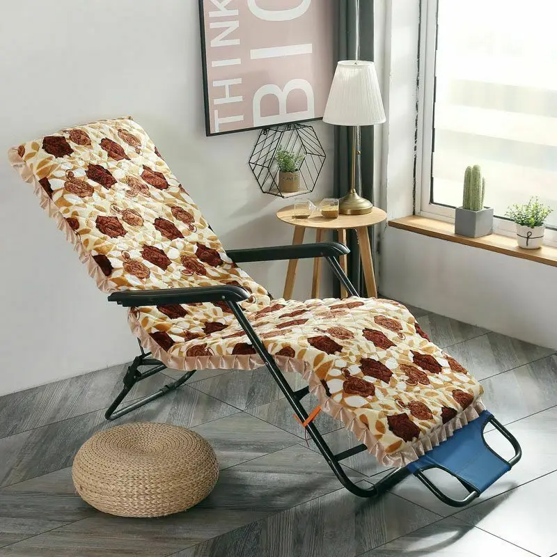 

Chair Cushion садовый шезлонг Chaise Longue Pads Replacement Sun-Seat Mats Garden Lounger Rocking Deck Pad Soft Print