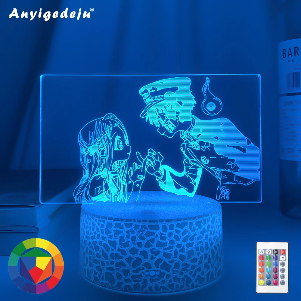 

Аниме туалетный светильник Hanako Kun для украшения спальни светодиодный ночсветильник подарок на день рождения Прямая поставка лампа Hanako Kun гаджет