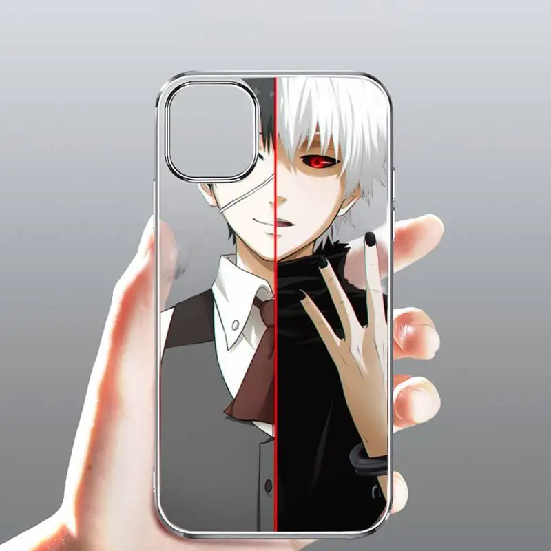 

Tokyo Ghouls Phone Case Transparent for Clear iPhone case 11 12 mini pro XS MAX 8 7 6 6S Plus X 5S SE 2020 XR