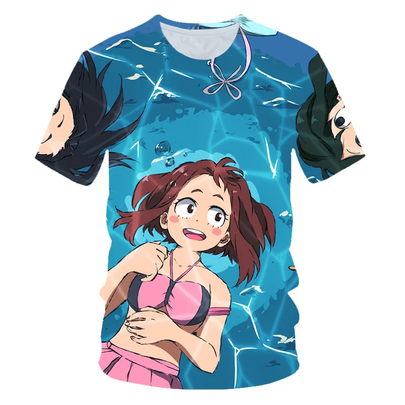 

My Hero Academia Anime T-Shirt Midoriya Izuku Cosplay Shirt Casual Comfortable 3DT Boku No Hero Academia