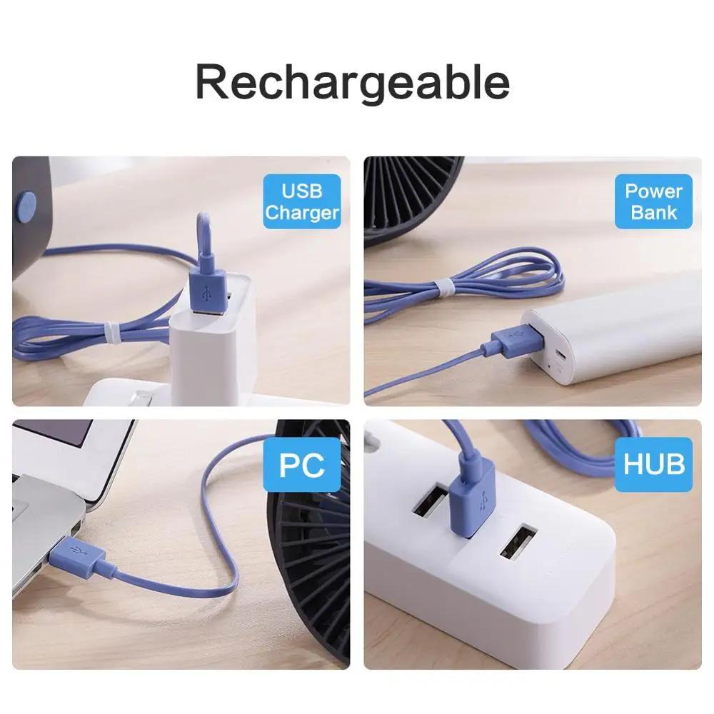 Мини вентилятор Настольный SmartDevil USB 3 скорости вращение 360 градусов|Вентиляторы| |