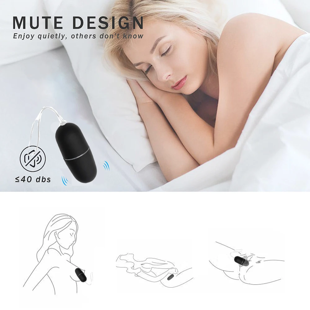 Женское вибрирующее яйцо 20 скоростей секс игрушки Водонепроницаемая