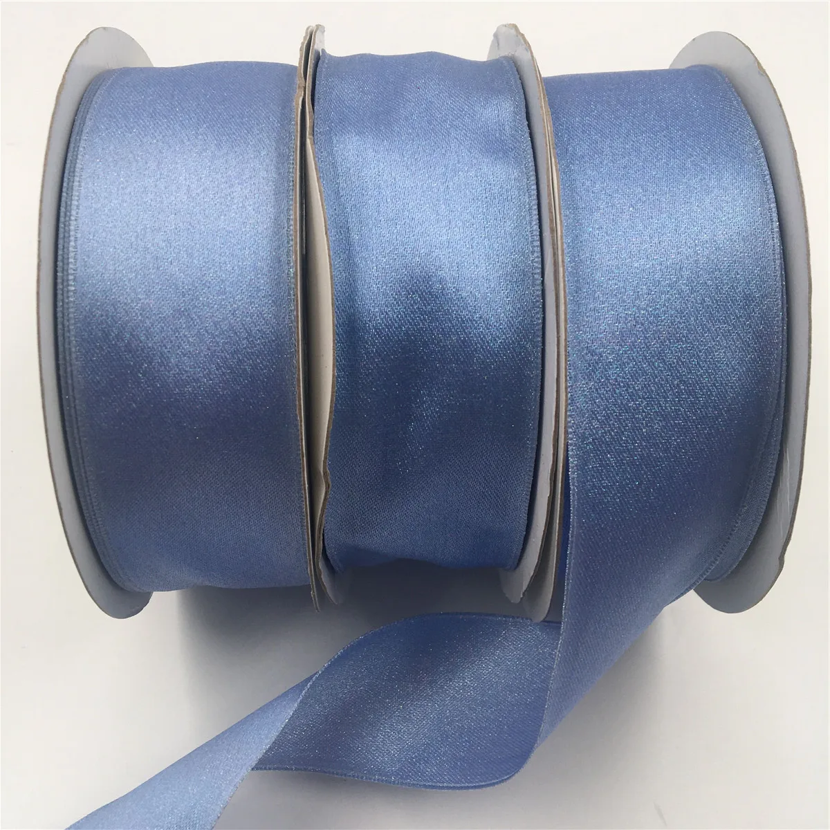 38 мм 25 ярдов с проводным краем Рождественская атласная лента для праздничного