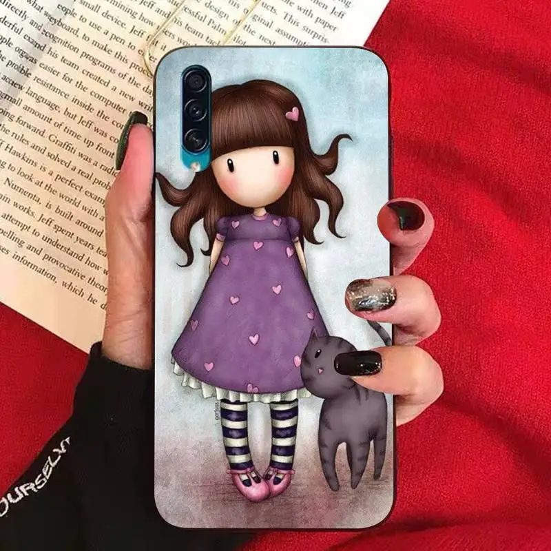 

FHNBLJ Cartoon girl Santoro Gorjuss Phone Case for Samsung A30s 51 71 10 70 20 40 20s 31 10s A7 A8 2018