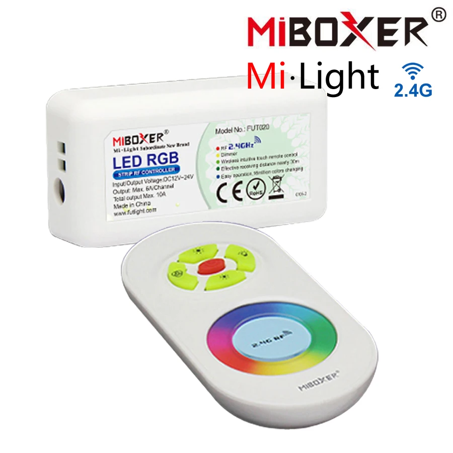 

Milight Rgb Controller RF Remote Control Fut020 Fut021 Fut022 2.4G Miboxer Dimmer 12v 24v CCT RGB RGBW Mi Light Led Controller