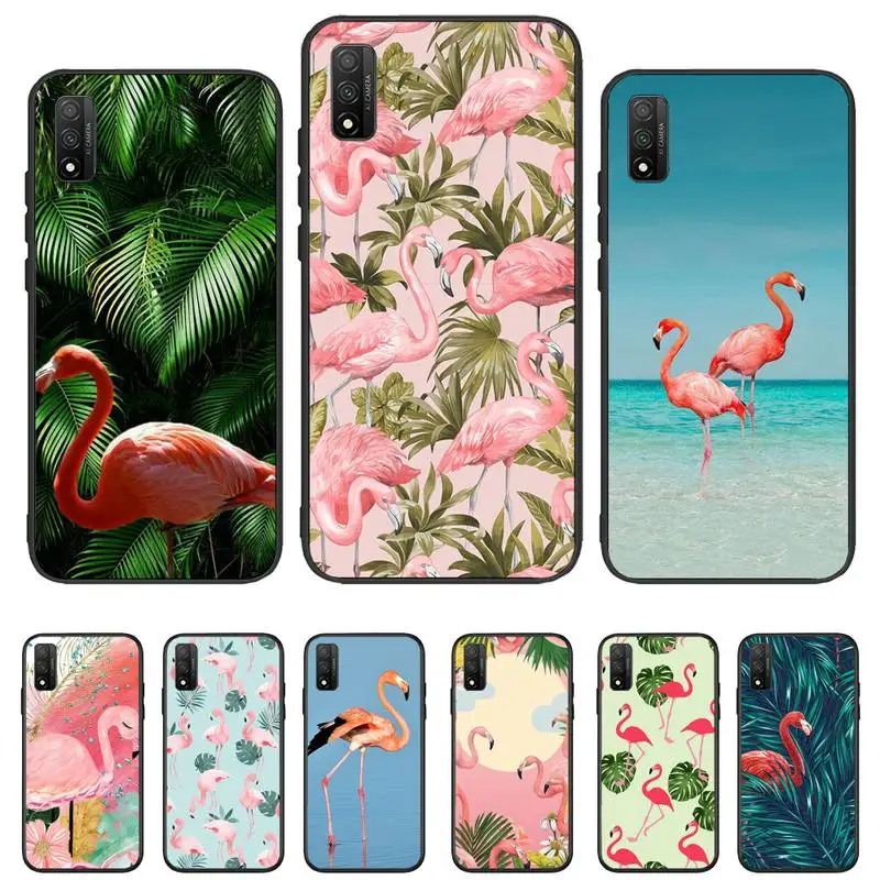 

Tropical Animal Flamingo Phone Case For Samsung J2 J4 J5 J6 J710 J8 Prime 2016 2018 Note 7 8 9 10 20 Plus Ultra Cover