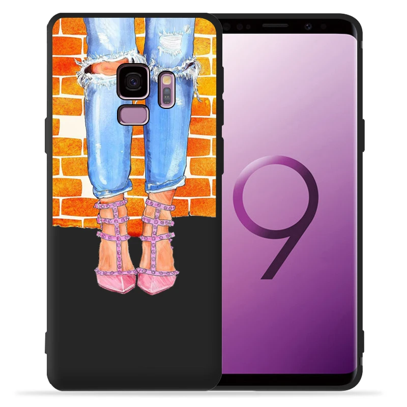 Сексуальная девушка Роскошный чехол для телефона samsung Galaxy S9 S8 S10 Plus S7 S6 Edge S10 Lite Note9 8 10 Pro чехол Etui