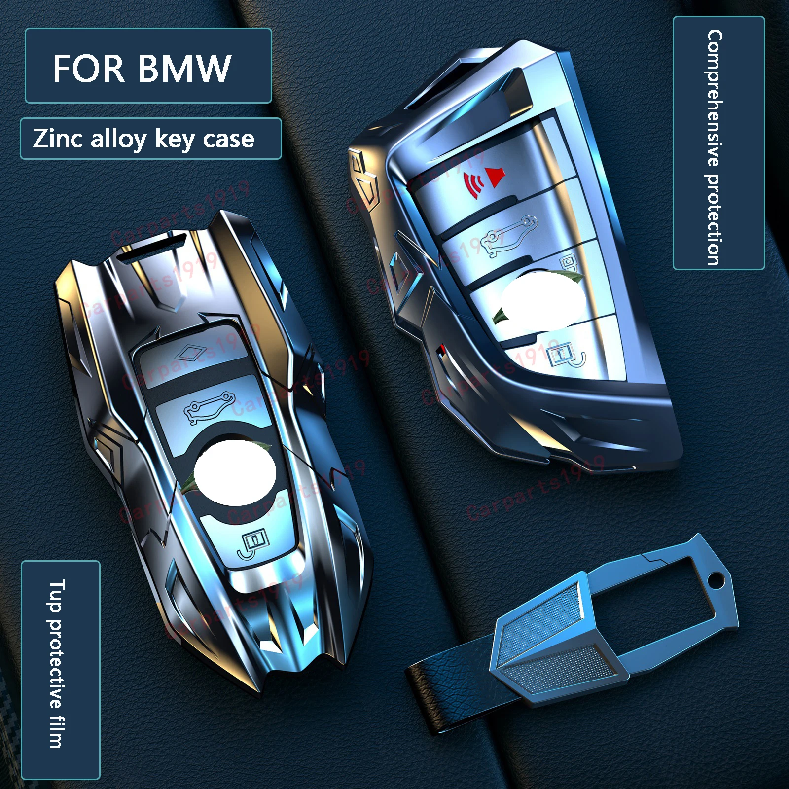 

Zinc alloy Car Remote Key Case Cover For BMW 520 525 f11 f30 f31 f10 F18 f48 118i 320i 1 3 4 5 7 Series X3 X4 X5 X6 M3 M4 M5