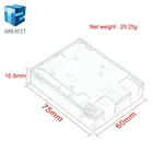 Чехол для Uno R3, Прозрачный Акриловый чехол, совместимый с arduino UNO R3