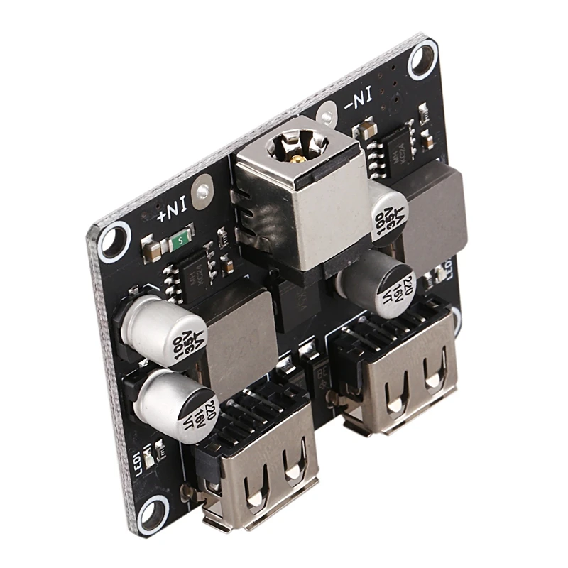 2 канальный Usb Qc3.0 Qc2.0 постоянного тока Dc понижающий преобразователь зарядки