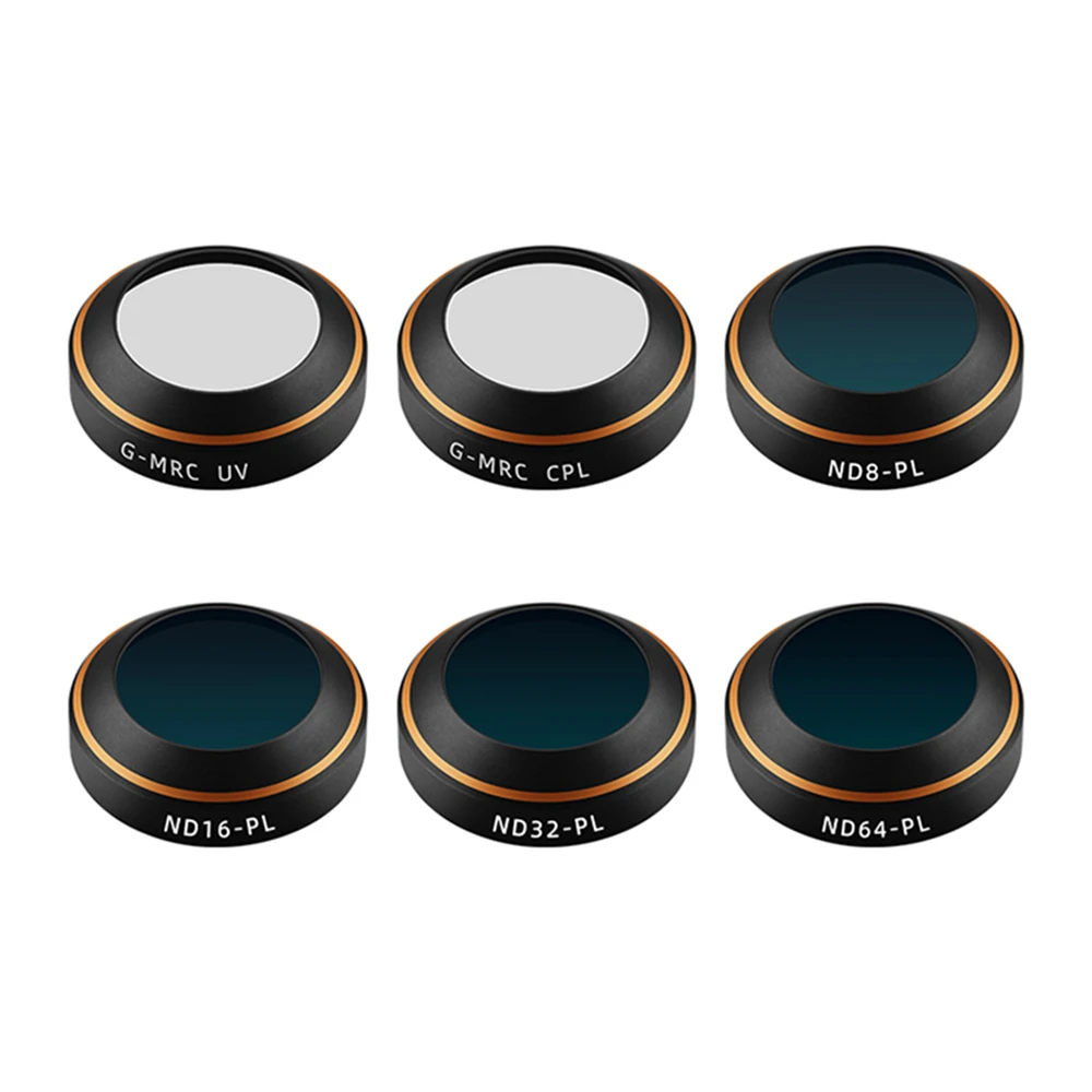 Комплект фильтров для аэрофотосъемки UV/ CPL/ HD ND8 16 32 64 Fiter/ GND Filter/ NDPL8 Filter DJI MAVIC PRO