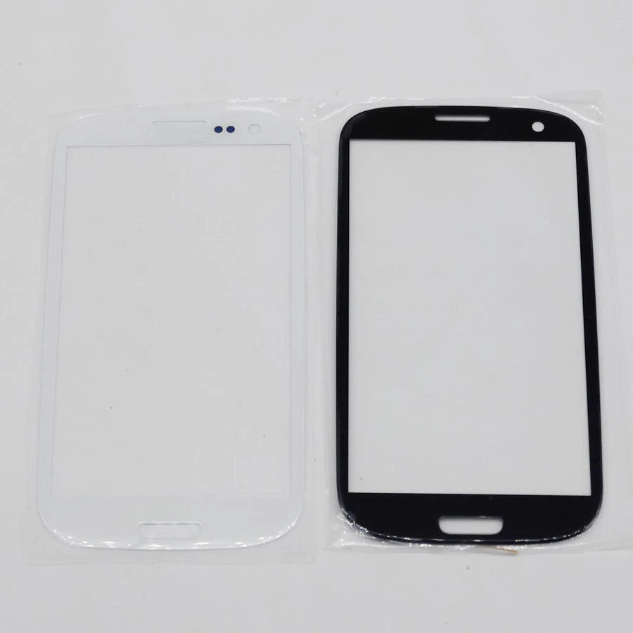 Черный синий белый внешнее стекло для Samsung Galaxy S3 i9300 9300i сенсорный ЖК-экран