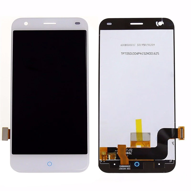 AAA + для ZTE лезвие S6 Белый Полный ЖК дисплей сенсорная панель Экран Стекло в