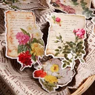 Бумага для записей с цветами, 30 листов, для рукоделия, скрапбукинга, дневника, альбома, декоративных открыток