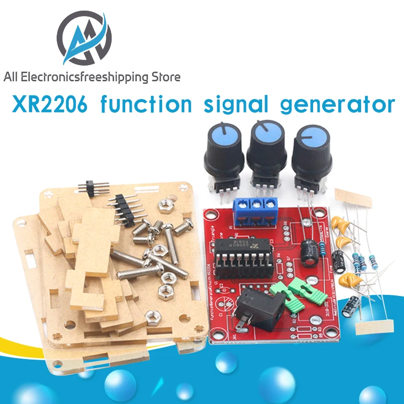 Генератор сигналов XR2206 функциональный синусоидальный/прямоугольный генератор